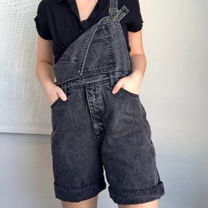 Guess Denim Short Overalls